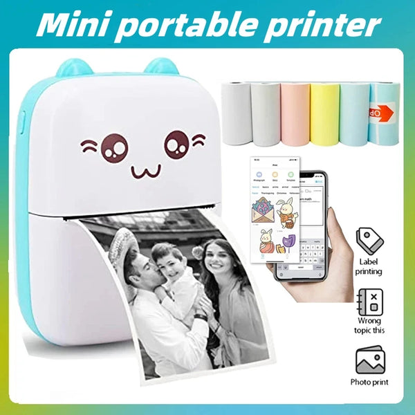 Mini Cat Print Portable Thermal Printer