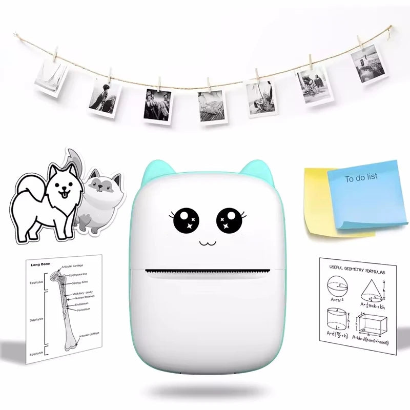 Mini Cat Print Portable Thermal Printer